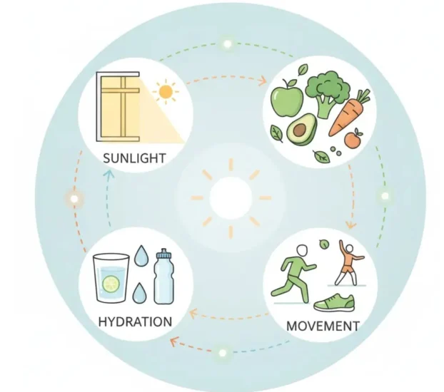 Natural lifestyle habits that support daily energy levels.