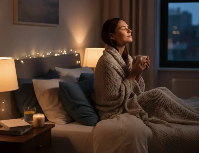 Evening routine that may help support better rest and energy