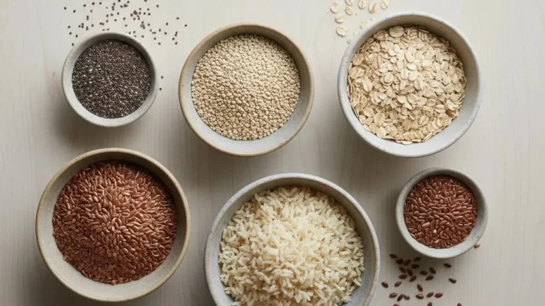 fiber foods weight loss with whole grains chia and oats