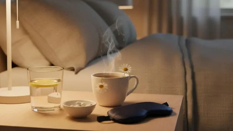 SleepLean formula ingredients supporting cortisol regulation and nighttime metabolism