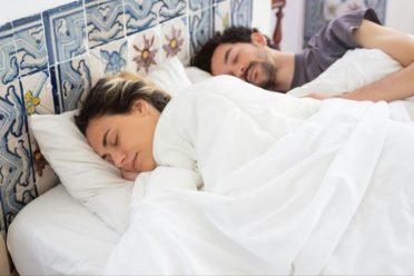 Calm bedroom environment representing healthy sleep and reduced snoring.