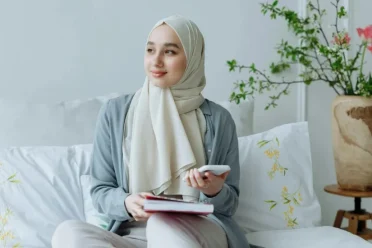 Person feeling refreshed and energized naturally without caffeine.